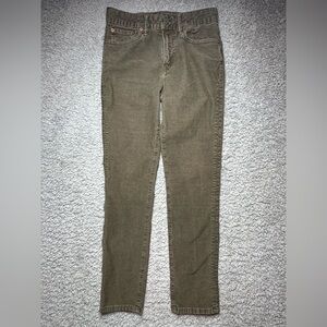 American Eagle Pants Mens 28 x 30 Slim Corduroy Classic Flex Brown Preppy Work